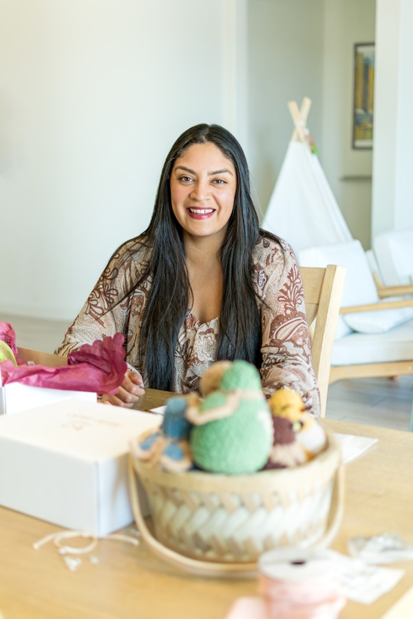 Marisol, founder of little nido, with a Foundation Kit